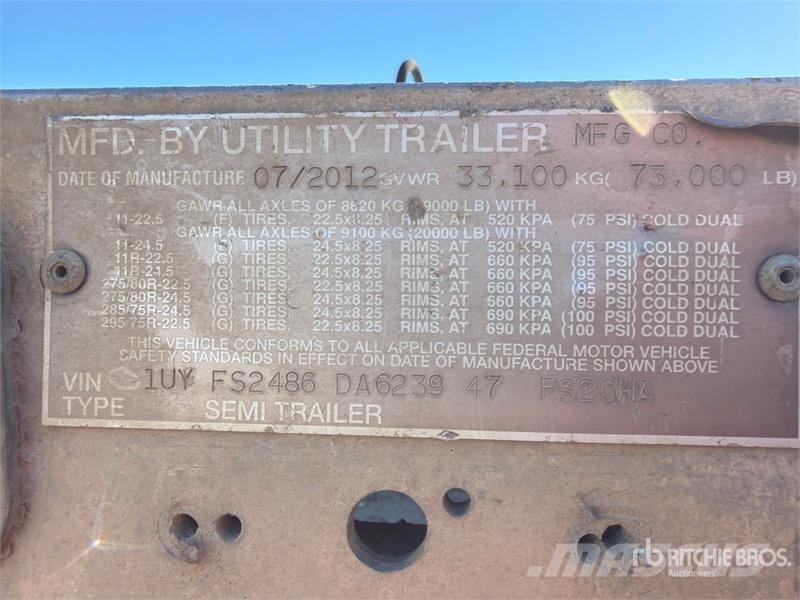 Utility FS2CHA Plataforma plana/laterales abatibles