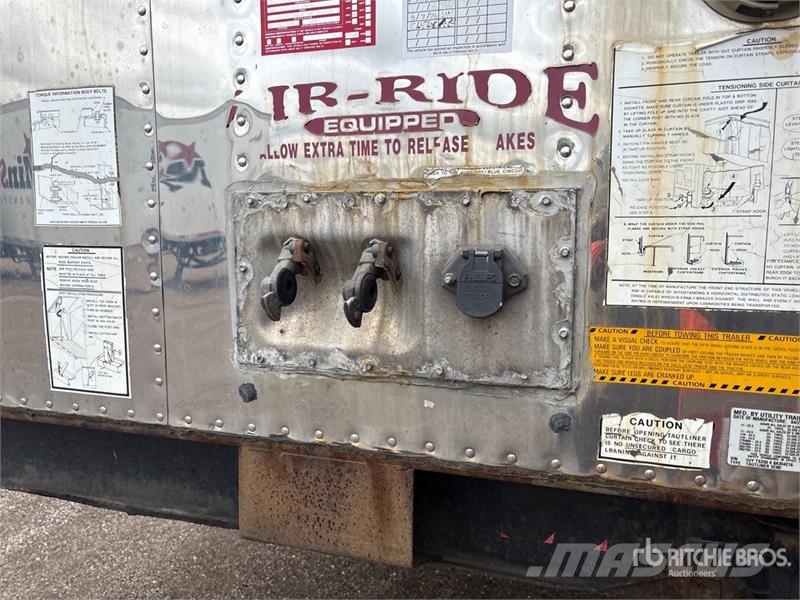 Utility TS2CHA 50 ft T/A Spread Axle Curtain Side Trailer Remolques de caja de lona