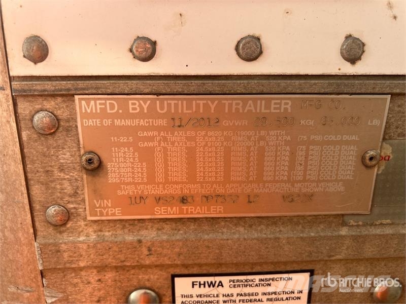 Utility VS2DX Прицепы-фургоны