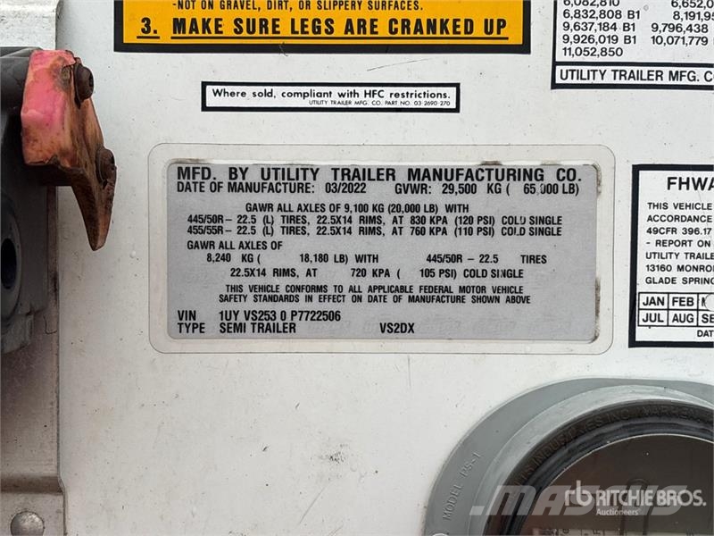Utility VS2DX Van Body Trailers