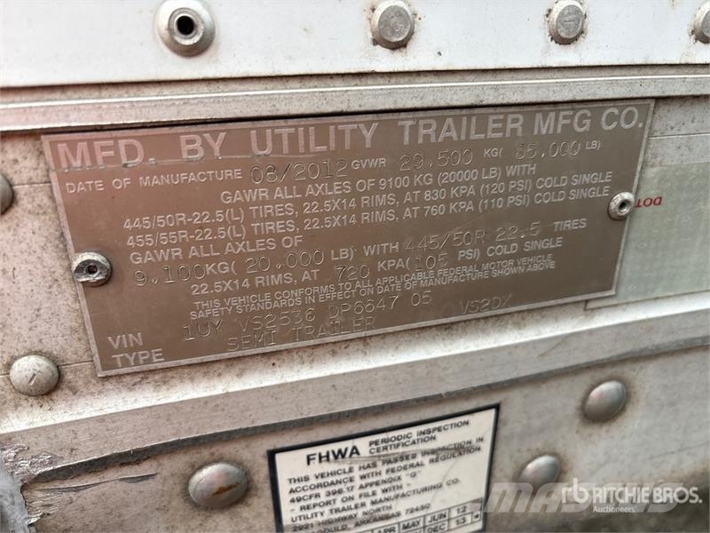 Utility VS2DX 箱體拖車