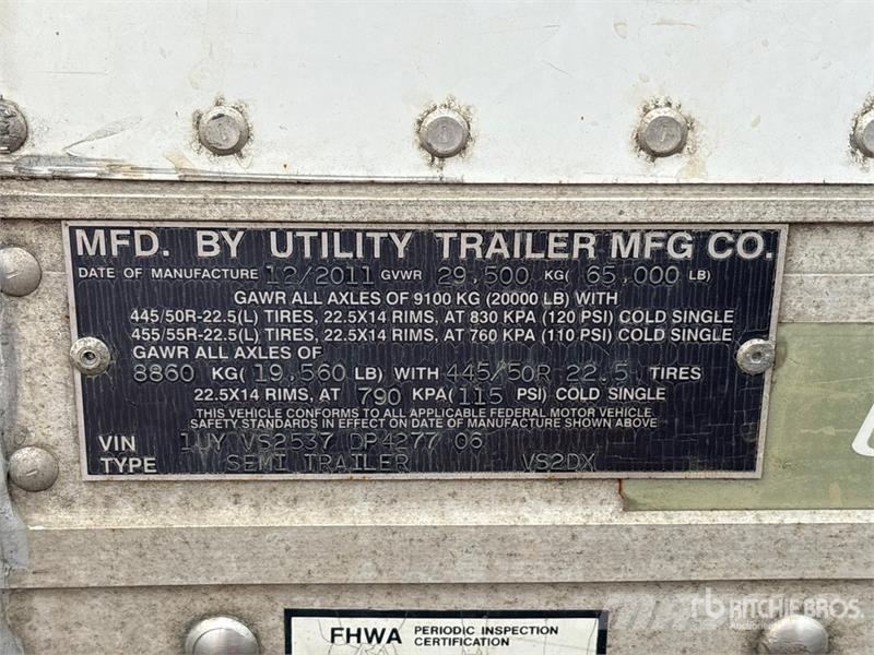 Utility VS2DX Van Body Trailers
