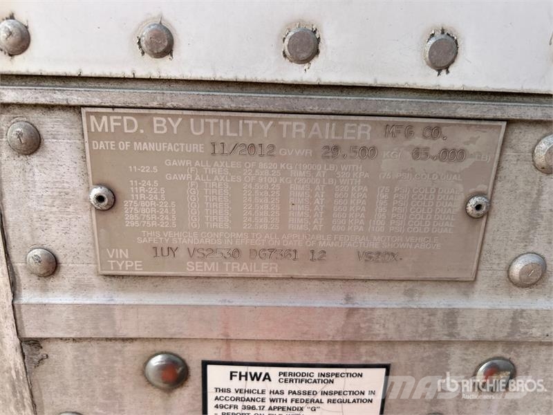 Utility VS2DX Прицепы-фургоны