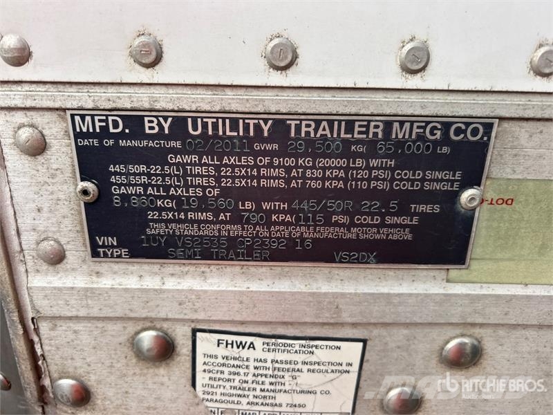 Utility VS2DX Box Trailers