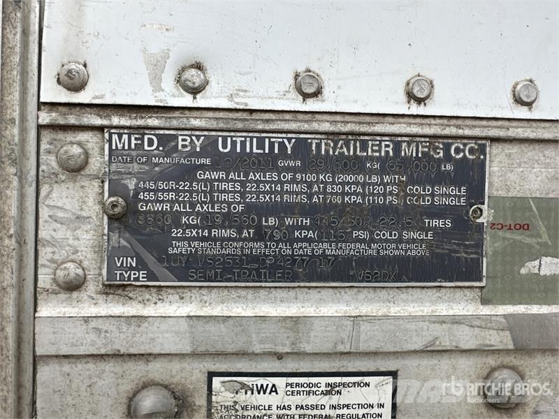 Utility VS2DX Van Body Trailers