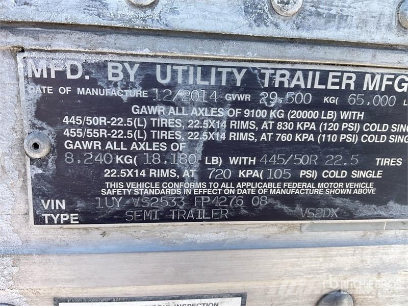 Utility VS2DX Furgoonhaagised