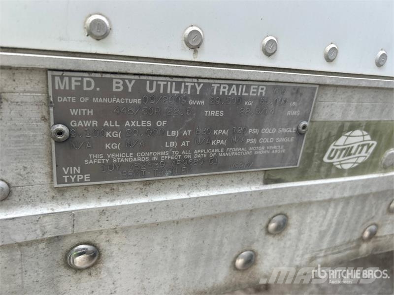 Utility VS2DX مقطورات ذات هيكل صندوقي