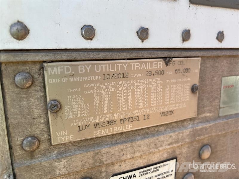 Utility VS2DX Прицепы-фургоны