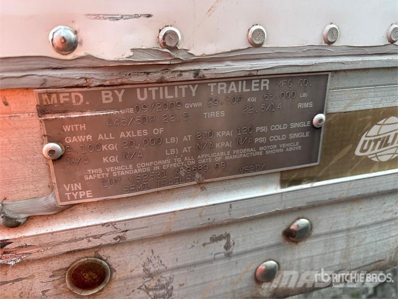 Utility VS2DX Van Body Trailers