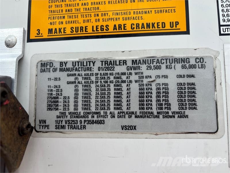 Utility VS2DX Gesloten opbouw trailers