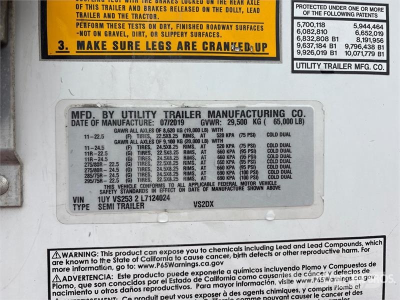 Utility VS2DX Sanduk prikolice