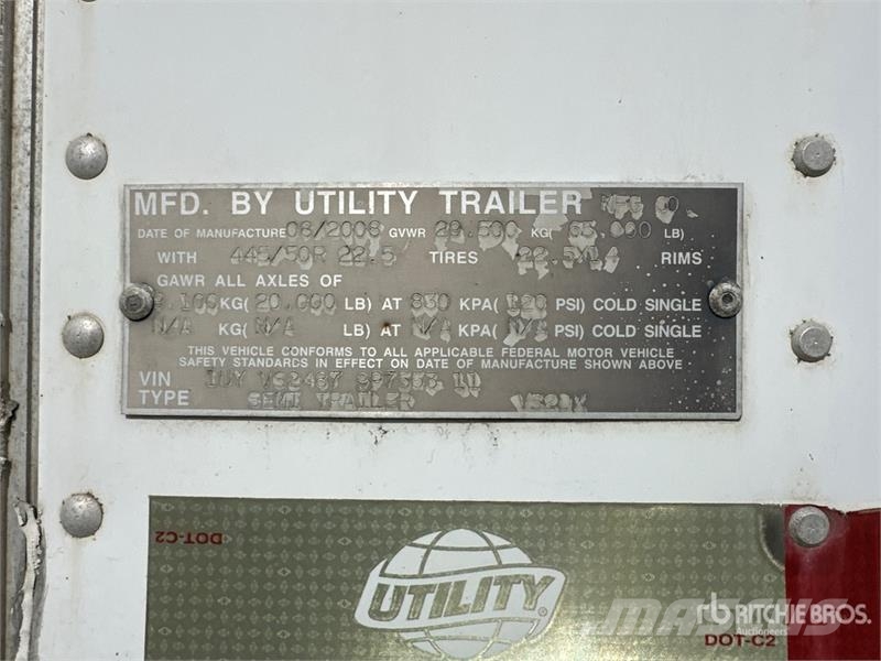 Utility VS2DX Van Body Trailers