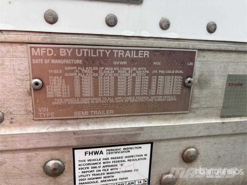Utility VS2DX Прицепы-фургоны