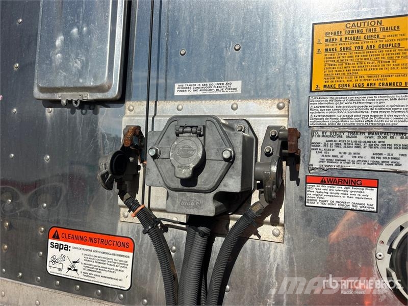 Utility VS2DX 53 ft x 102 in T/A Van Trailer 箱體拖車