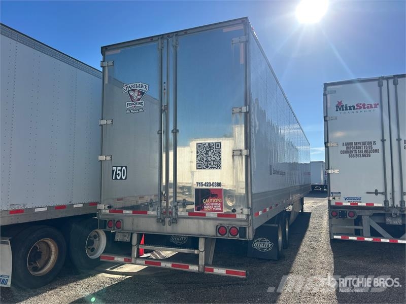 Utility VS2DX 53 ft x 102 in T/A Van Trailer 箱體拖車
