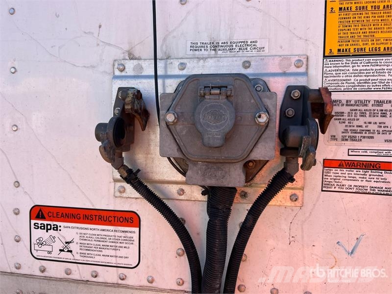 Utility VS2DX 53 ft x 102 in T/A Van Trailer Van Body Trailers