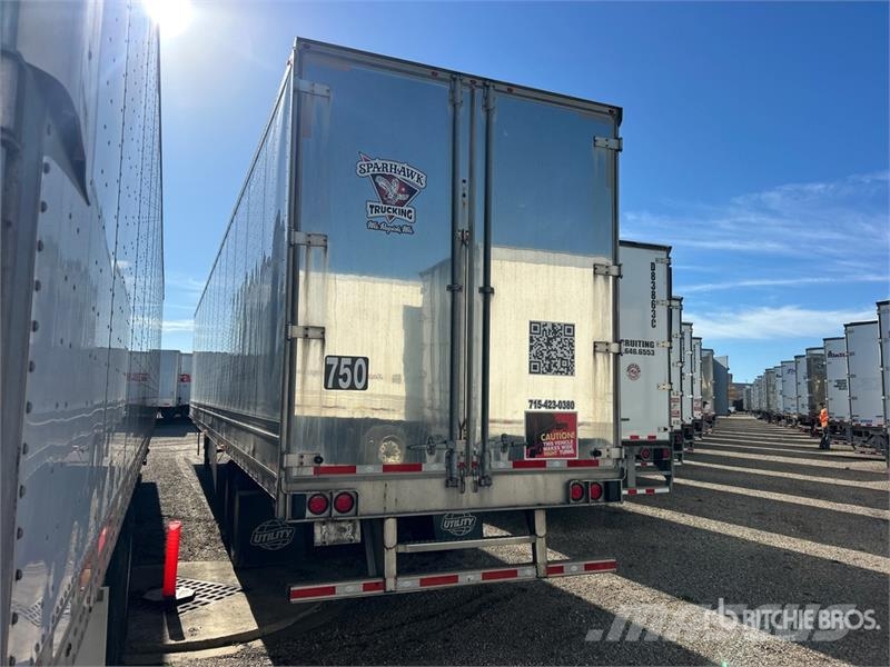 Utility VS2DX 53 ft x 102 in T/A Van Trailer 箱體拖車