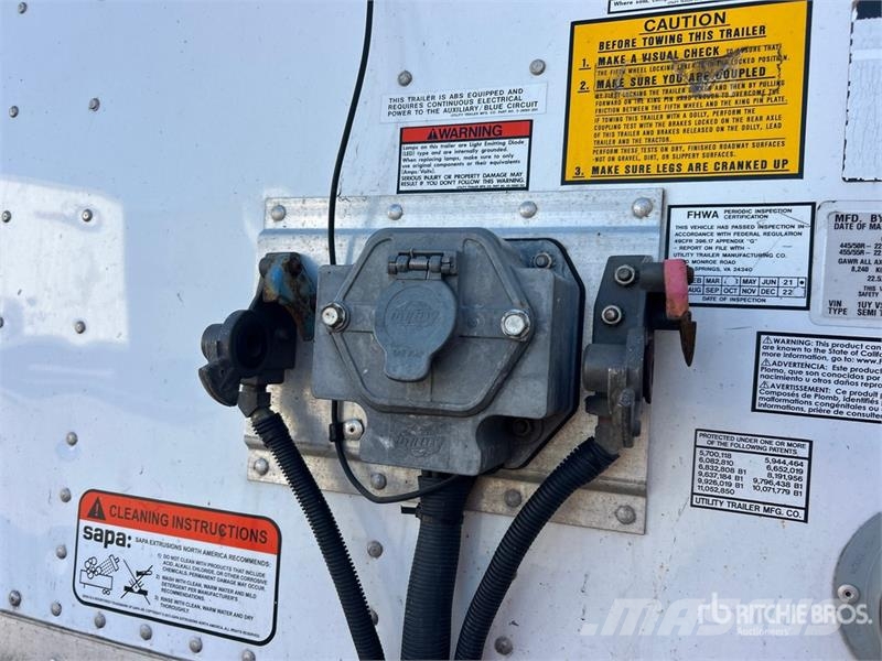 Utility VS2DX 53 ft x 102 in T/A Van Trailer Van Body Trailers