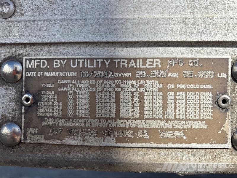 Utility VS2RA 53 ft x 102 in T/A Refrigerated Trailer Temperature controlled semi-trailers