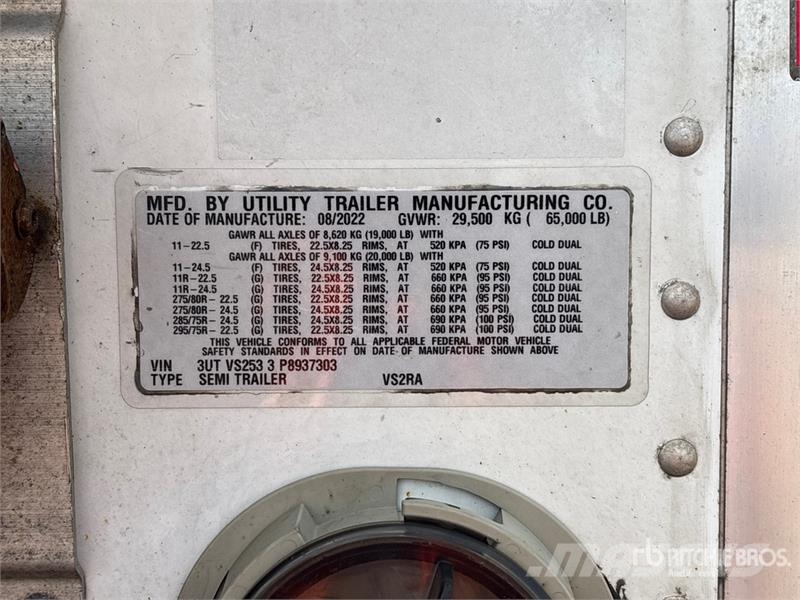 Utility VS2RA 53 ft x 102 in T/A Refrigerated Trailer Poluprikolice hladnjače
