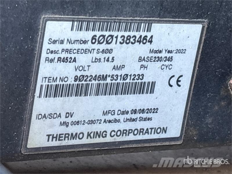 Utility VS2RA 53 ft x 102 in T/A Refrigerated Trailer Poluprikolice hladnjače