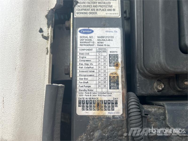 Utility VS2RA 53 ft x 102 in T/A Refrigerated Trailer نصف مقطورات بدرجة حرارة قابلة للضبط