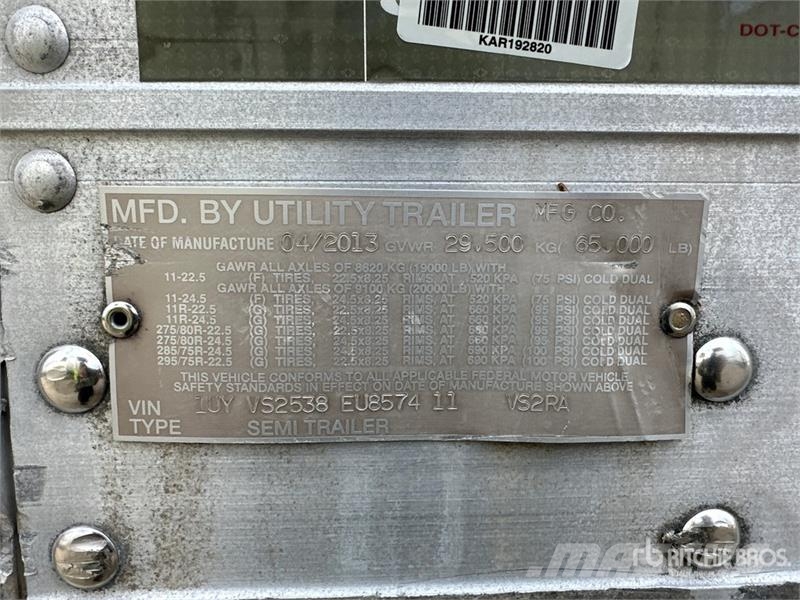 Utility VS2RA 53 ft x 102 in T/A Refrigerated Trailer Poluprikolice hladnjače