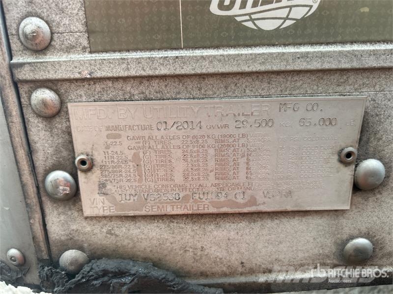 Utility VS2RA 53 ft x 102 in T/A Refrigerated Trailer Hladilne polprikolice