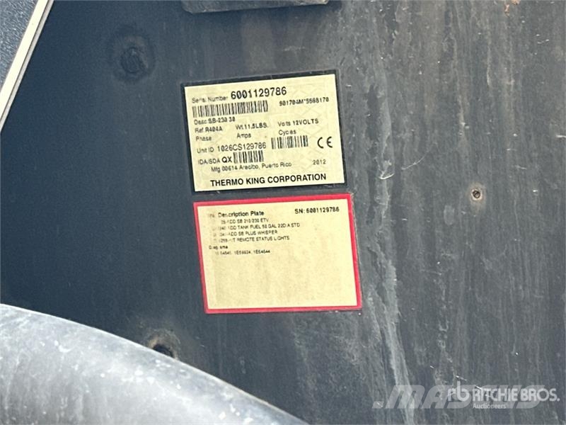 Utility VS2RA 53 ft x 102 in T/A Refrigerated Trailer Poluprikolice hladnjače