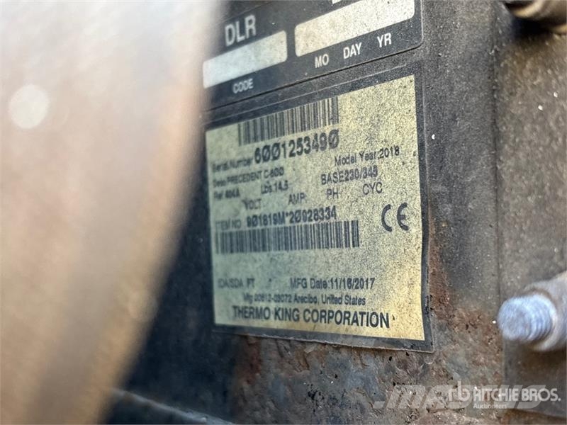 Utility VS2RA 53 ft x 102 in T/A Refrigerated Trailer Semirremolques de temperatura controlada
