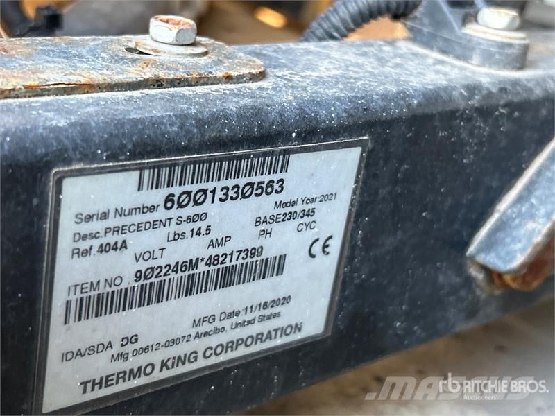 Utility VS2RA 53 ft x 102 in T/A Refrigerated Trailer Semirremolques de temperatura controlada