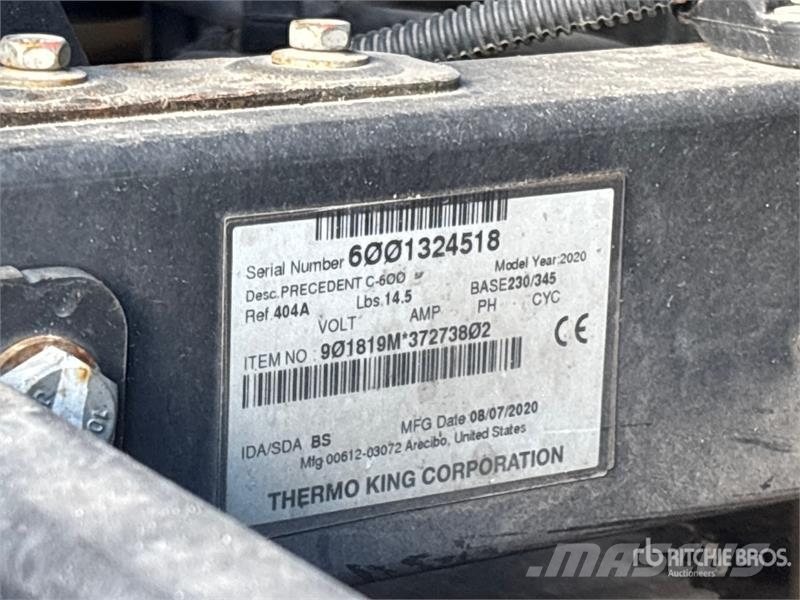 Utility VS2RA 53 ft x 102 in T/A Refrigerated Trailer Hladilne polprikolice