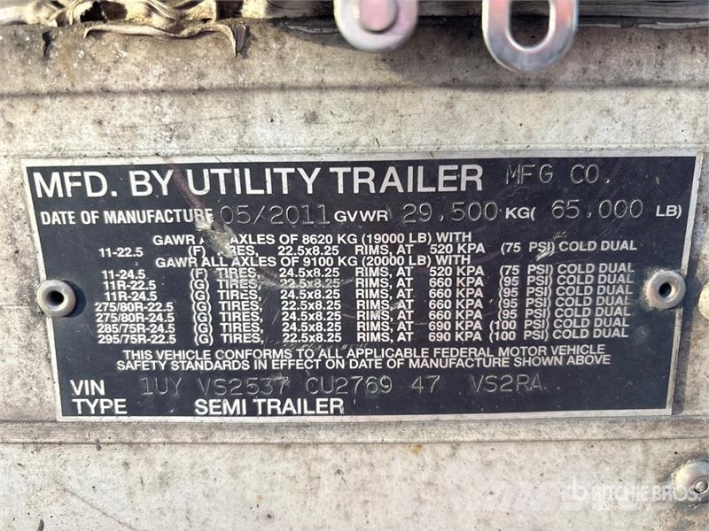 Utility VS2RA 53 ft x 102 in T/A Refrigerated Trailer Semi Reboques Isotérmicos