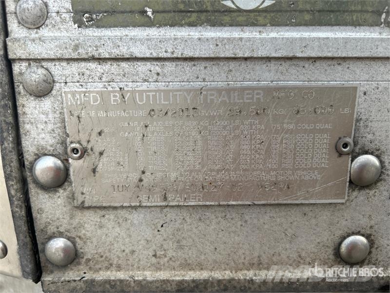Utility VS2RA 53 ft x 102 in T/A Refrigerated Trailer 控溫式半拖車