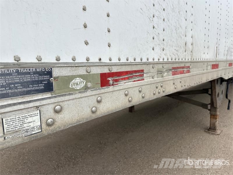 Utilty VS2DX 53 ft x 102 in T/A Van Trailer Furgons