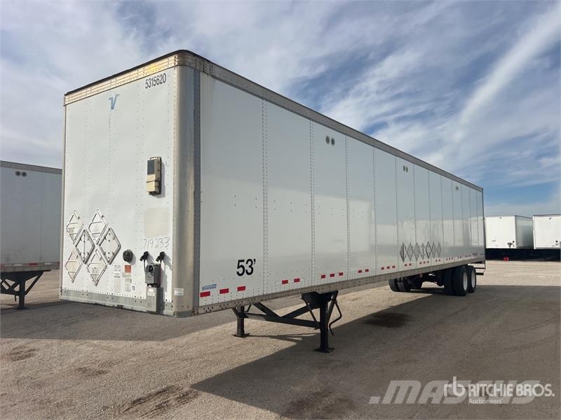 Vanguard 53 ft T/A Van Trailer ボックスボディートレーラー