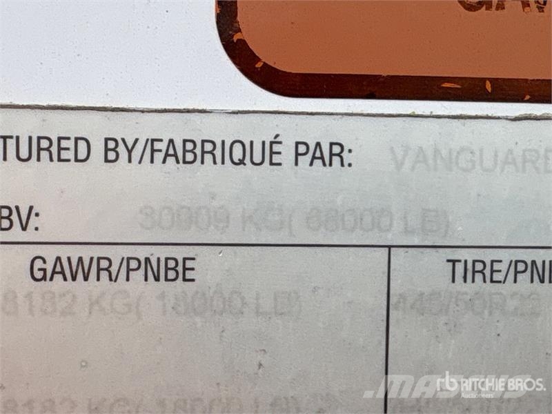 Vanguard 53 ft x 102 in T/A Van Trailer Remorque Fourgon