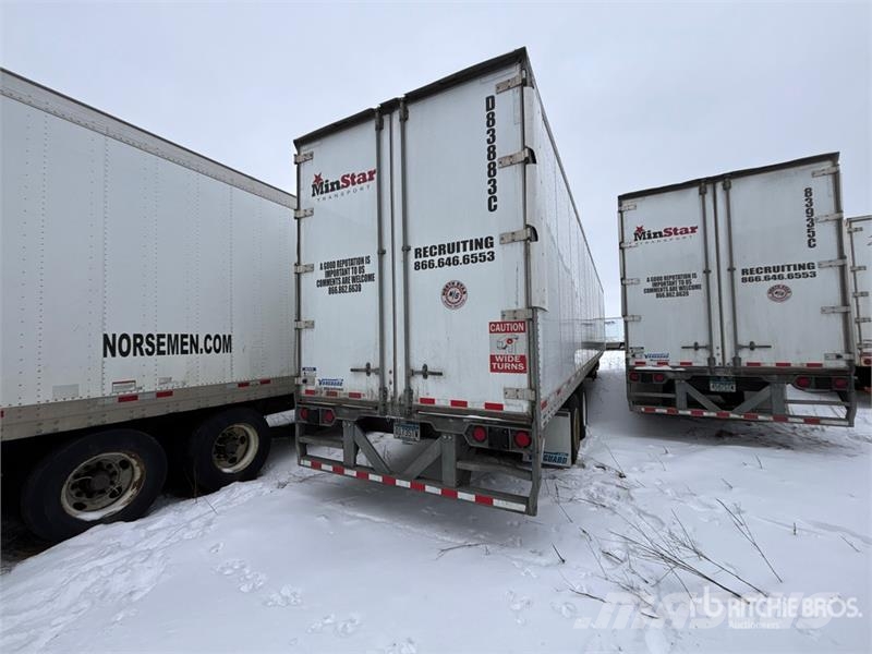 Vanguard 53 ft x 102 in T/A Van Trailer Ρυμούλκες κλούβα