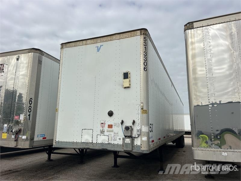 Vanguard 53 ft x 102 in T/A Van Trailer Skappåbygg