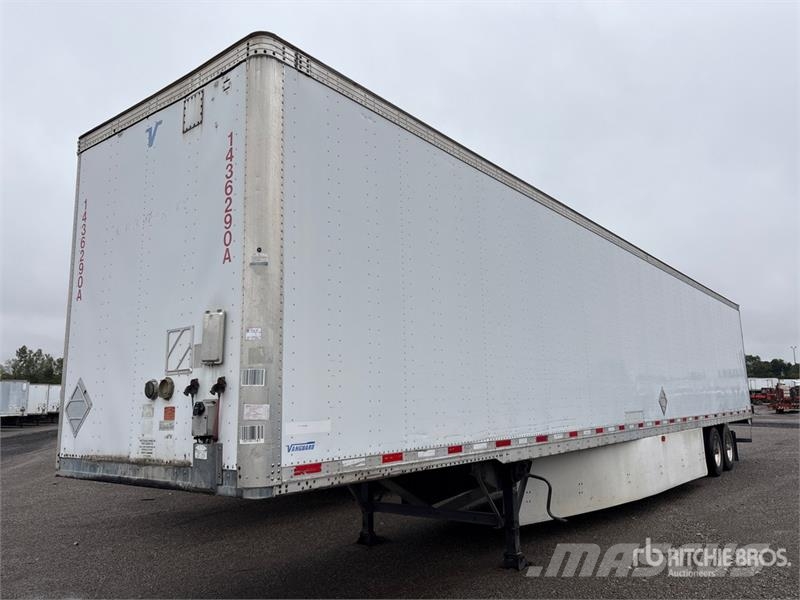 Vanguard 53 ft x 102 in T/A Van Trailer Прицепы-фургоны
