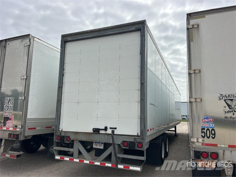 Vanguard 53 ft x 102 in T/A Van Trailer Skappåbygg