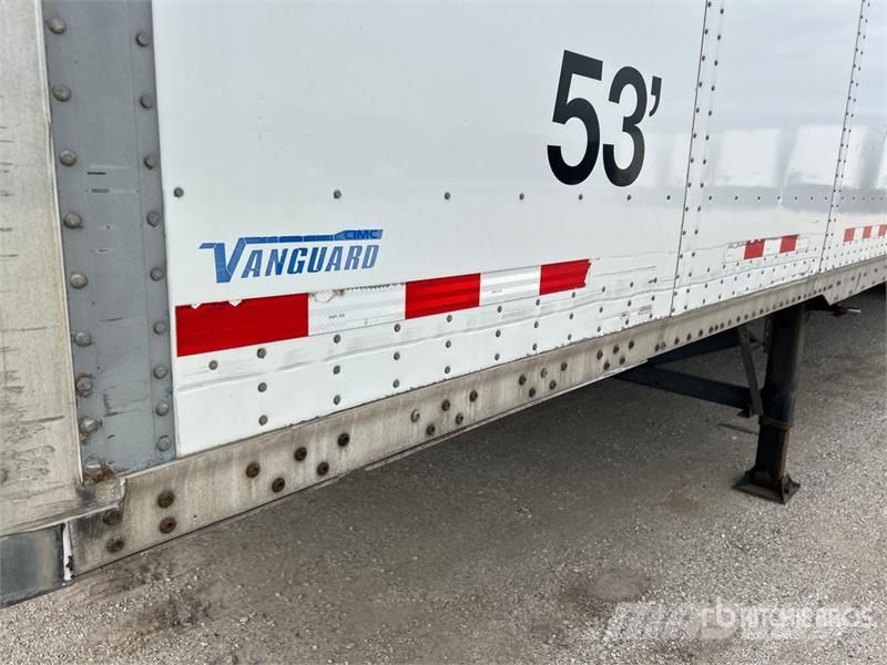 Vanguard 53 ft x 102 in T/A Van Trailer Furgons
