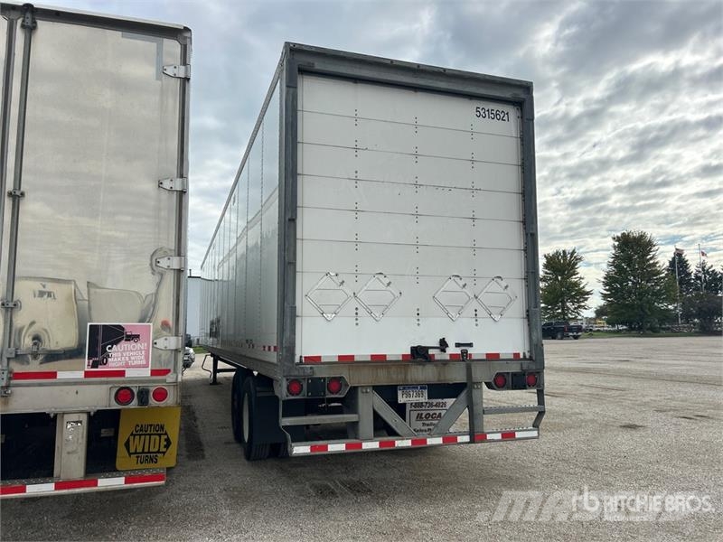 Vanguard 53 ft x 102 in T/A Van Trailer Furgons