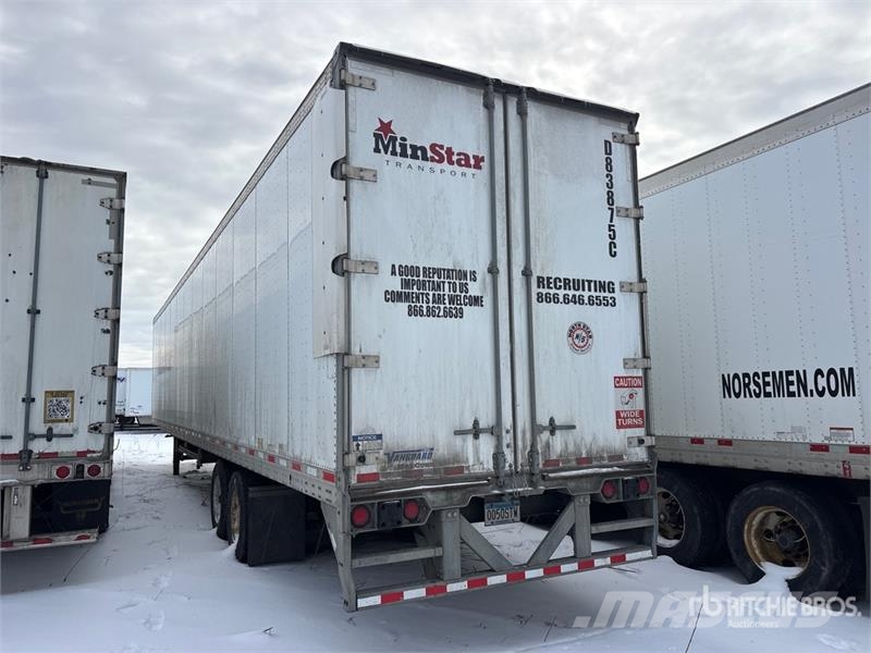 Vanguard 53 ft x 102 in T/A Van Trailer Cajas de remolque