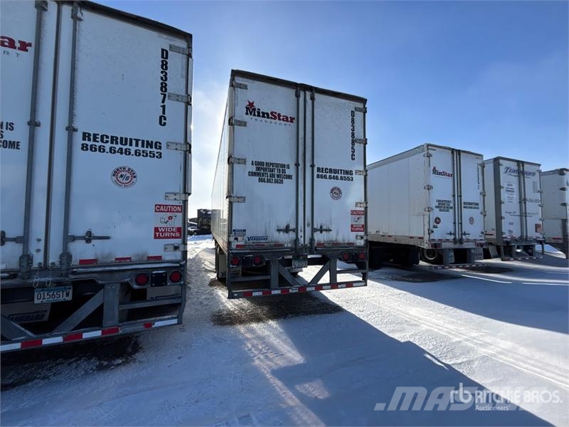 Vanguard 53 ft x 102 in T/A Van Trailer Cajas de remolque