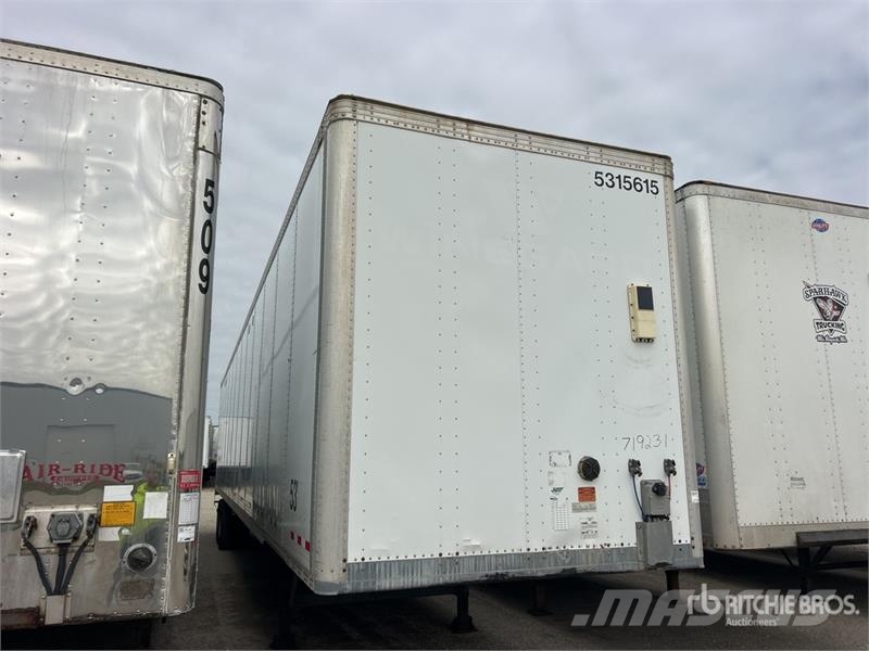 Vanguard 53 ft x 102 in T/A Van Trailer Skappåbygg