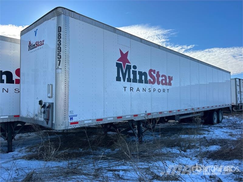 Vanguard 53 ft x 102 in T/A Van Trailer Cajas de remolque