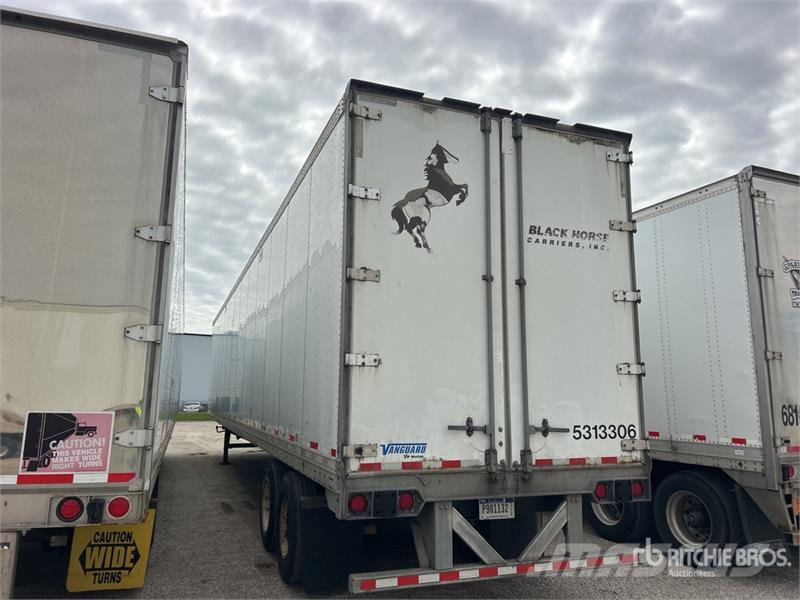 Vanguard 53 ft x 102 in T/A Van Trailer Skappåbygg