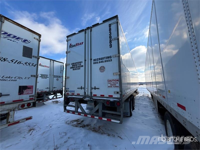 Vanguard 53 ft x 102 in T/A Van Trailer Cajas de remolque
