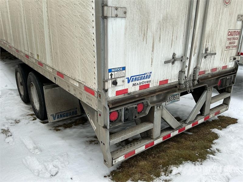 Vanguard 53 ft x 102 in T/A Van Trailer Cajas de remolque
